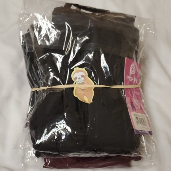 POP Fit 3-PACK Women's Leggings Set in Multicolor Size XL NWT - Picture 9 of 13